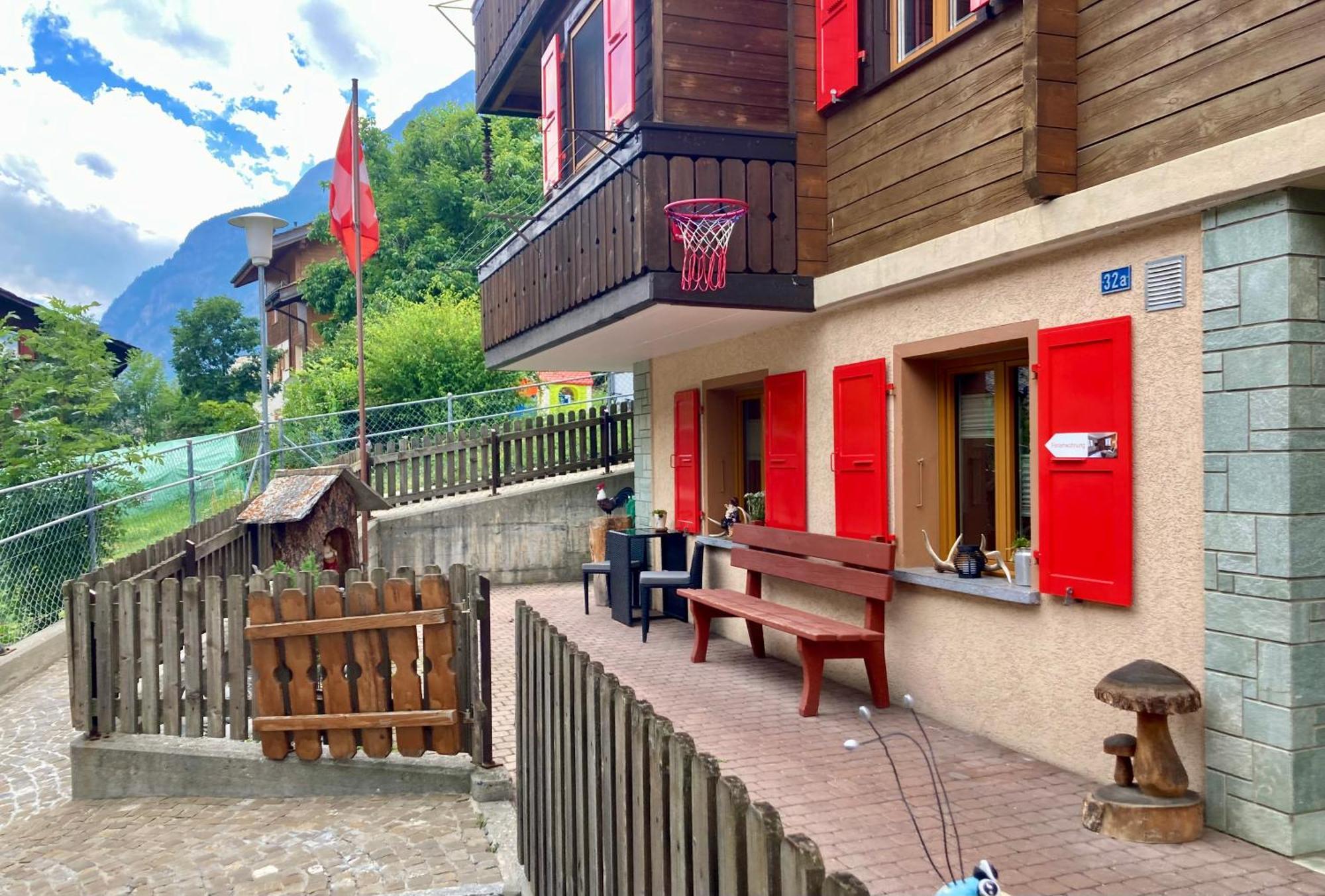 Ferienwohnung Morgengruss Sankt Niklaus Exterior foto